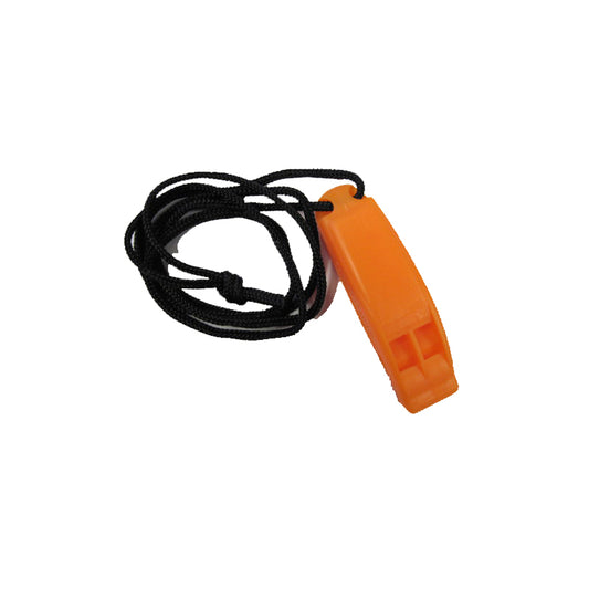 WHISTLE WITH LANYARD ORANGE